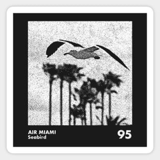 Air Miami / Minimalist Graphic Artwork Design Magnet